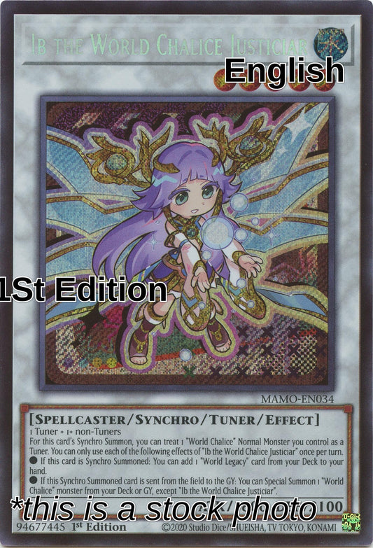 Ib the World Chalice Justiciar (Secret Rare)