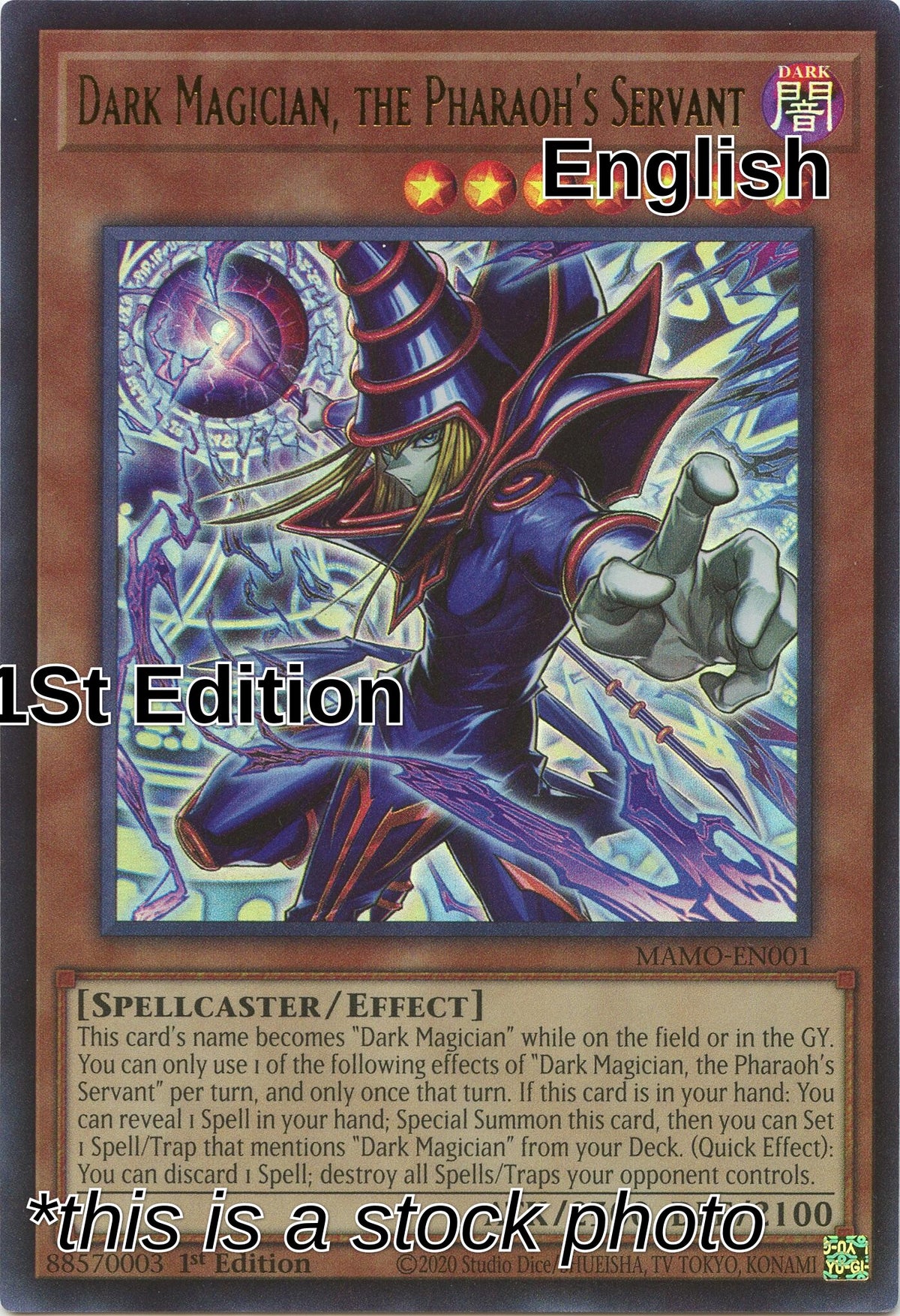 Dark Magician, the Pharaoh's Servant