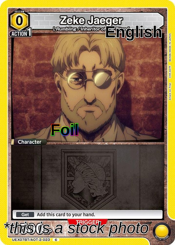 Zeke Jaeger (023) (Box Topper Foil)