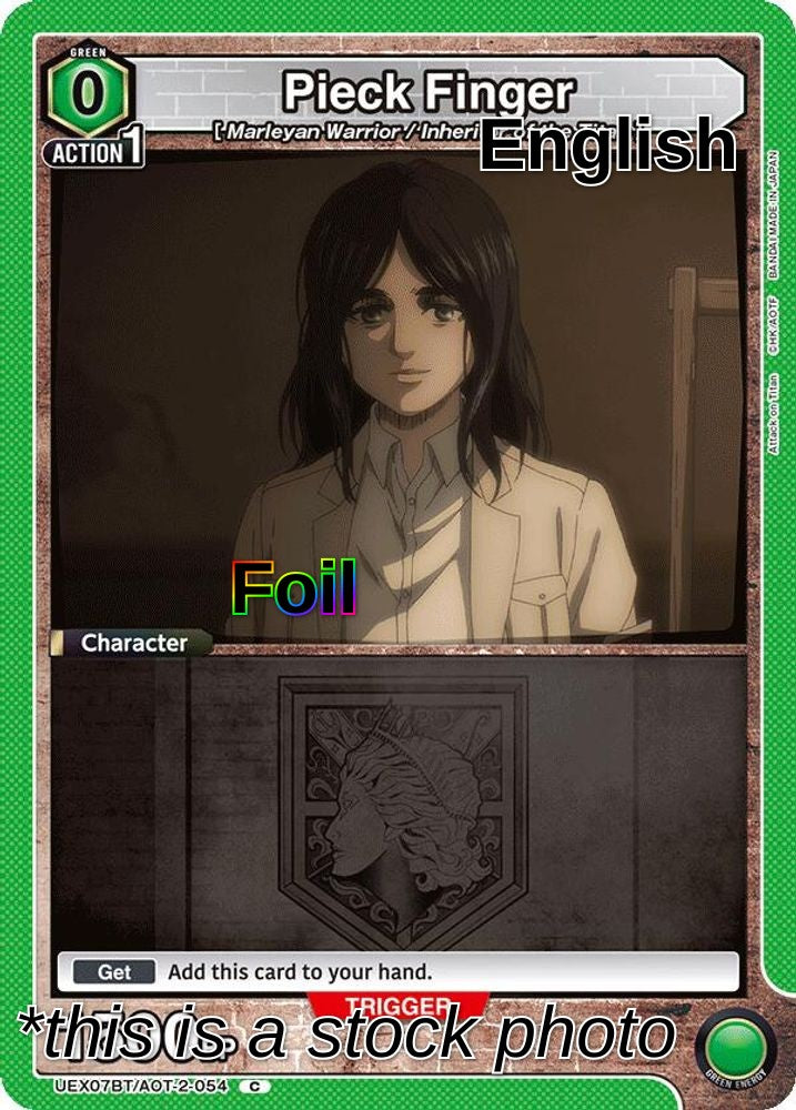 Pieck Finger (054) (Box Topper Foil)