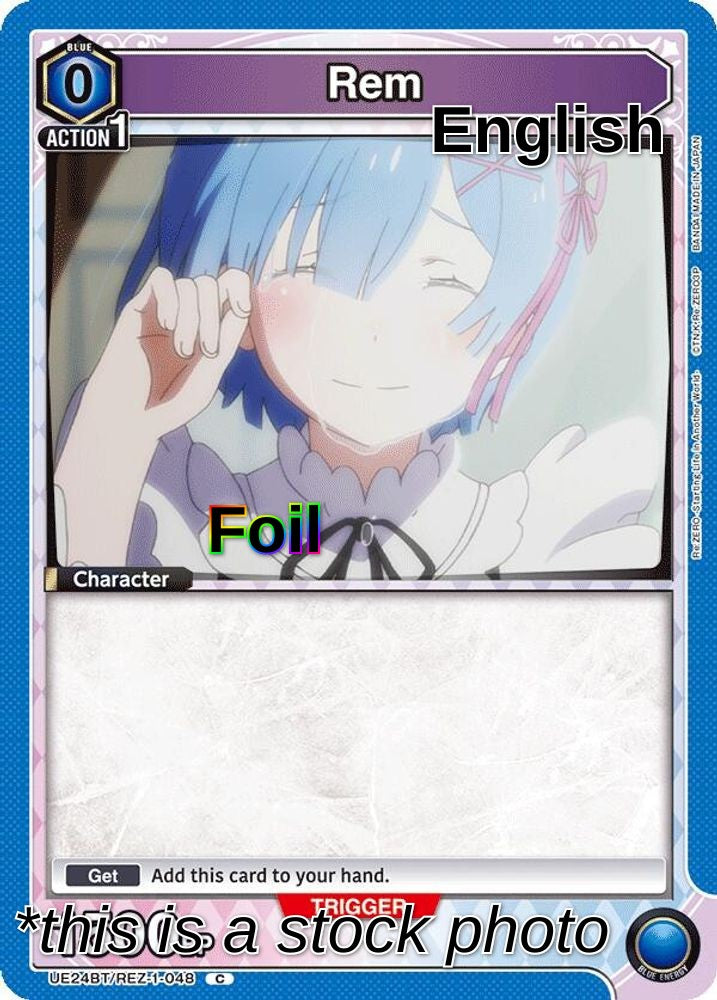 Rem (048) (Box Topper Foil)