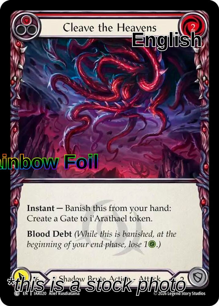 Cleave the Heavens (Red)
