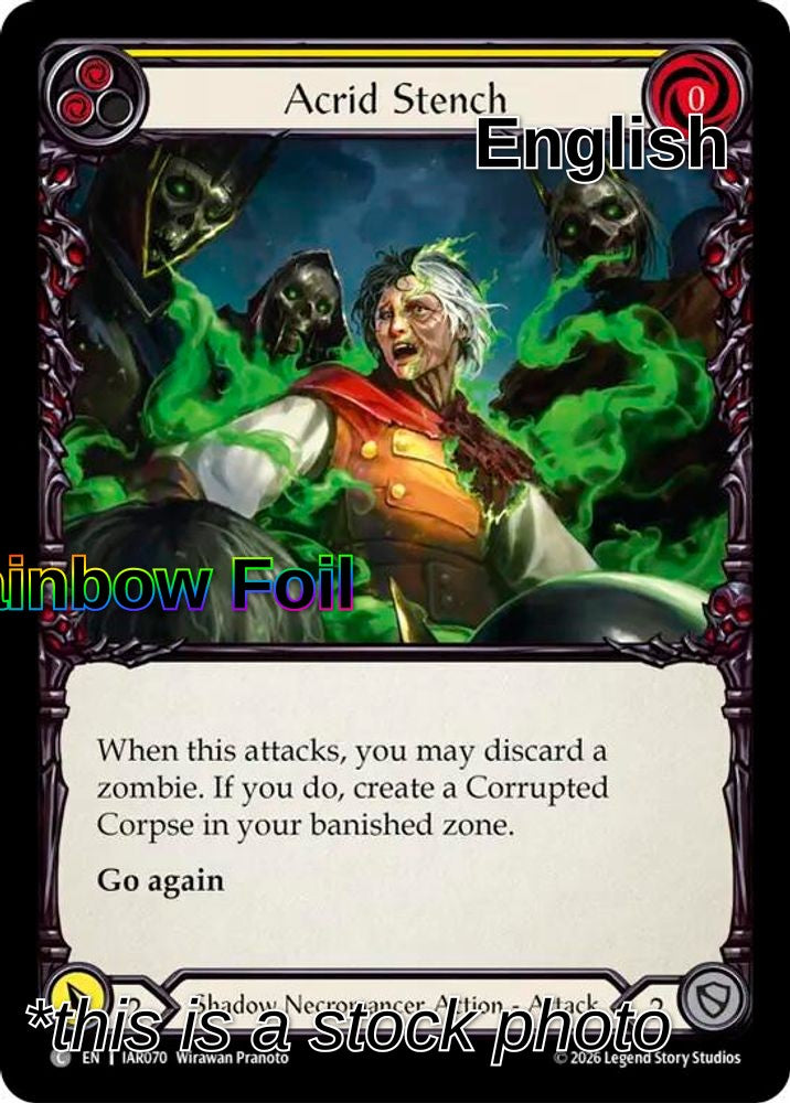 Acrid Stench (Yellow)