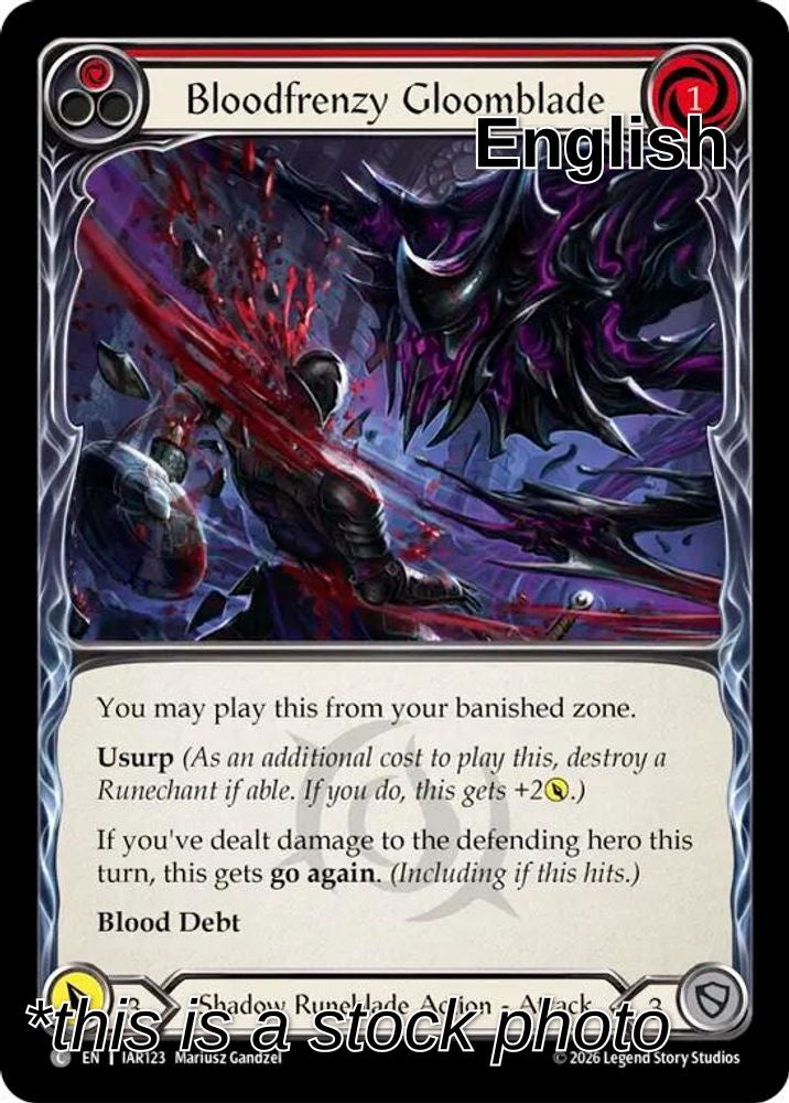 Bloodfrenzy Gloomblade (Red)