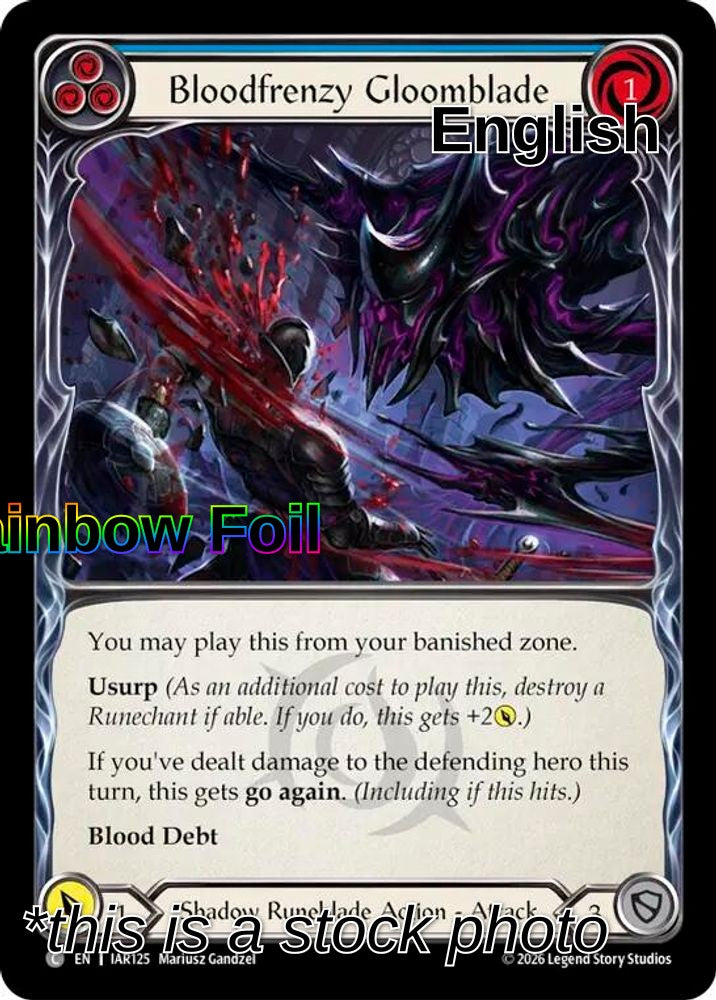 Bloodfrenzy Gloomblade (Blue)