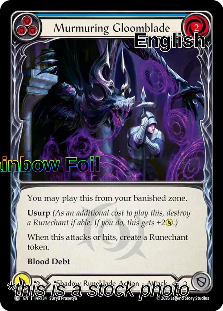 Murmuring Gloomblade (Blue)
