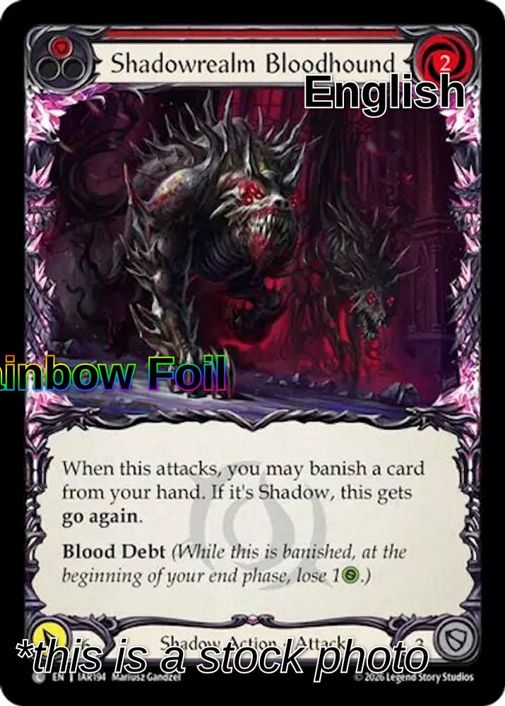 Shadowrealm Bloodhound (Red)