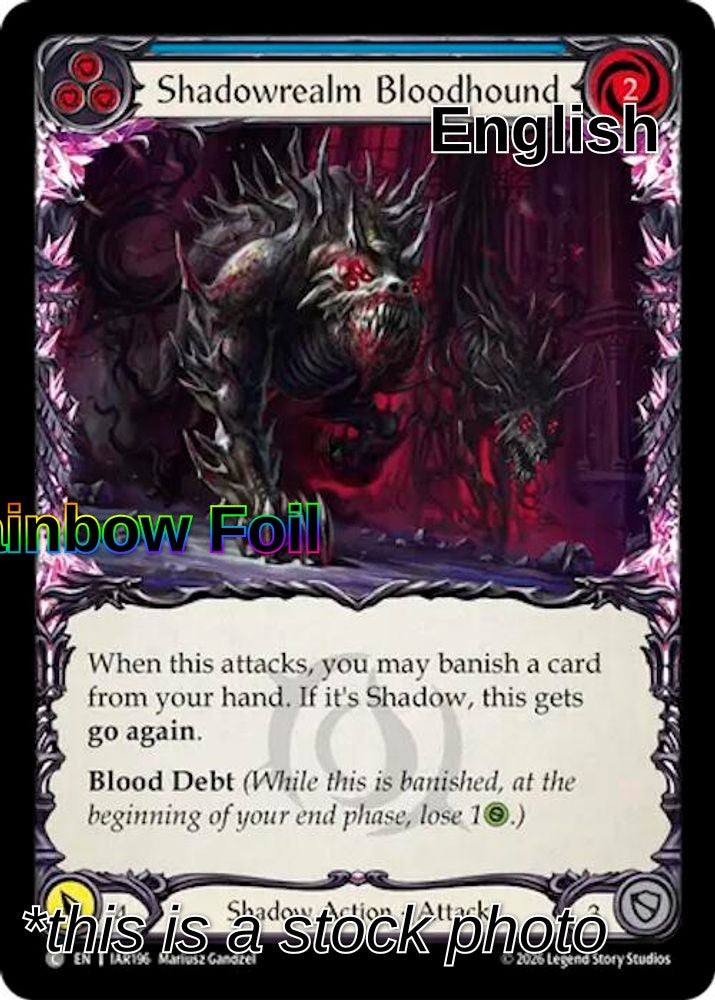 Shadowrealm Bloodhound (Blue)