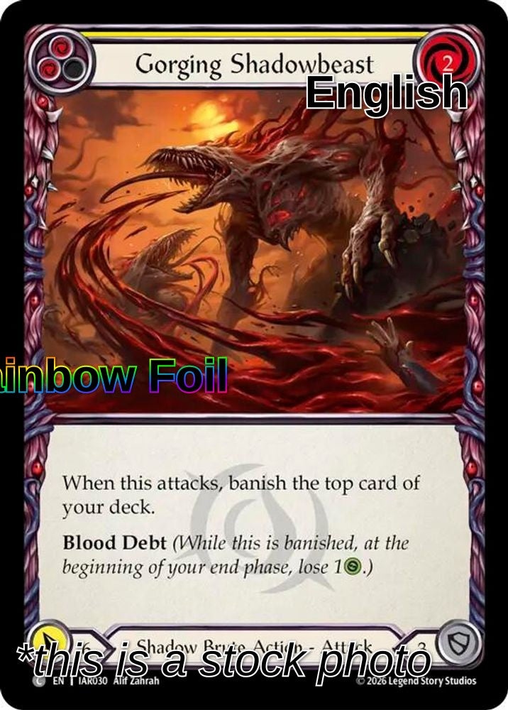 Gorging Shadowbeast (Yellow)