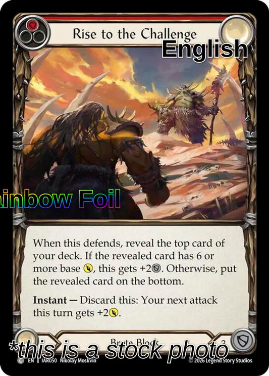 Rise to the Challenge (Red)