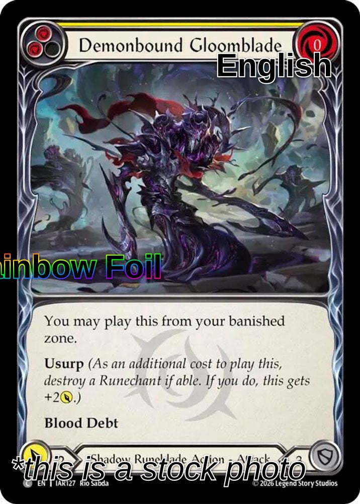 Demonbound Gloomblade (Yellow)