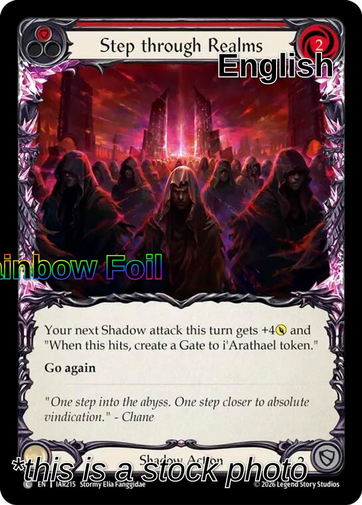Step through Realms (Red)