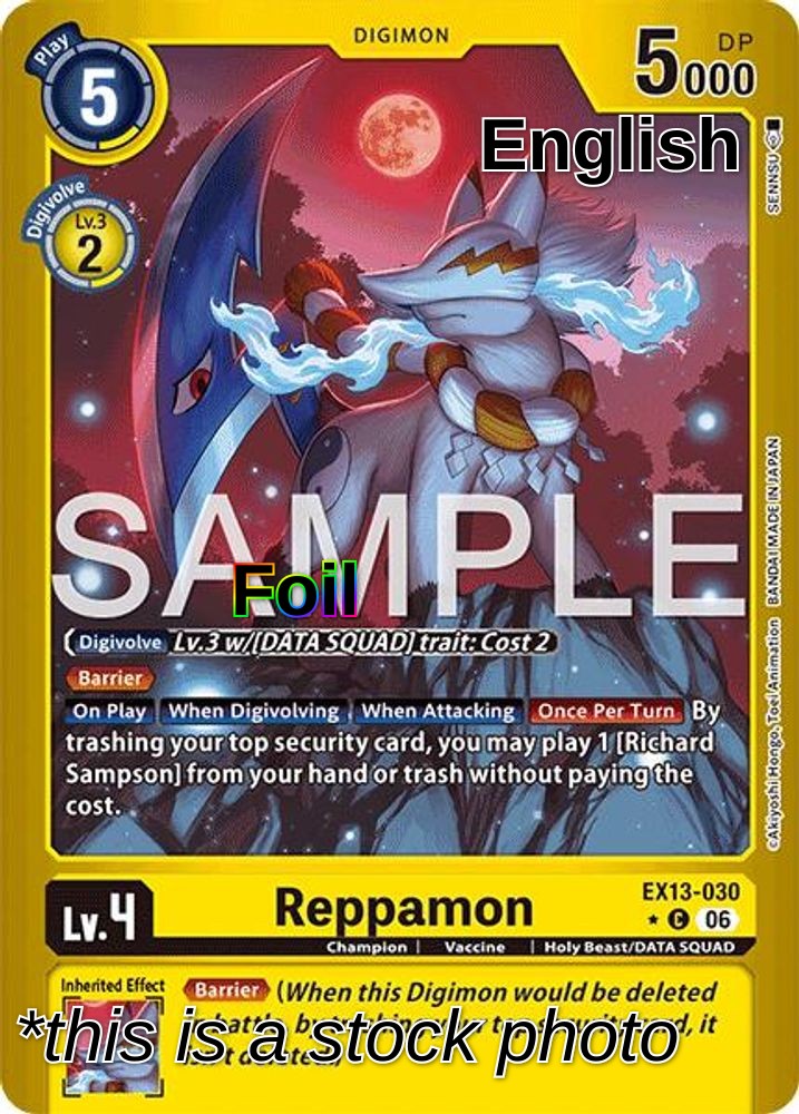 Reppamon (Limited Foil)