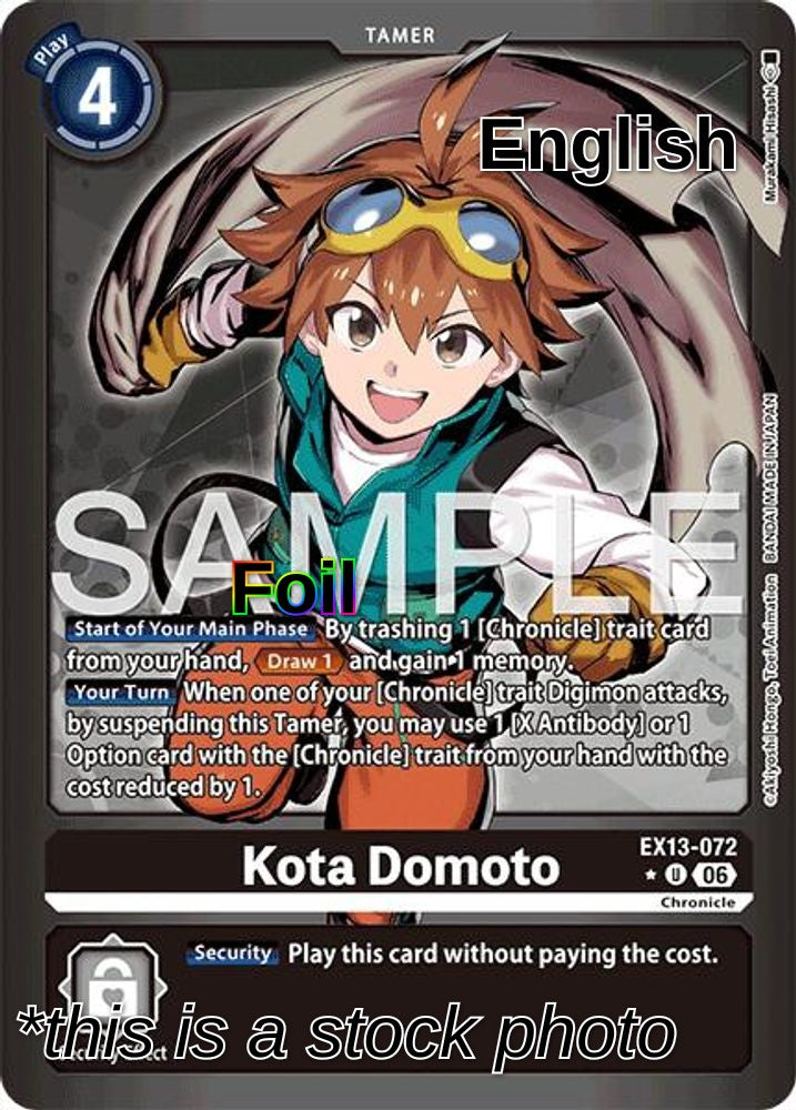Kota Domoto (Limited Foil)