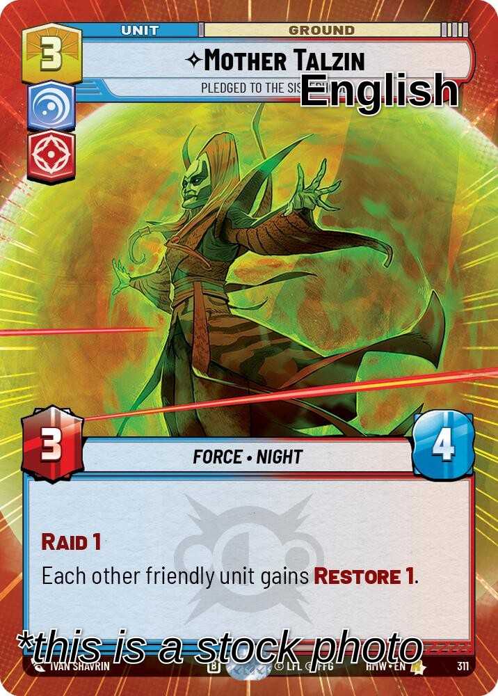 Mother Talzin - Pledged to the Sisterhood (Hyperspace)