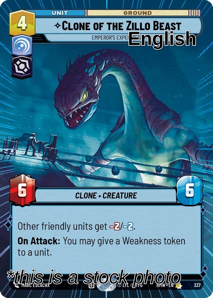 Clone of the Zillo Beast - Emperor's Experiment (Hyperspace)