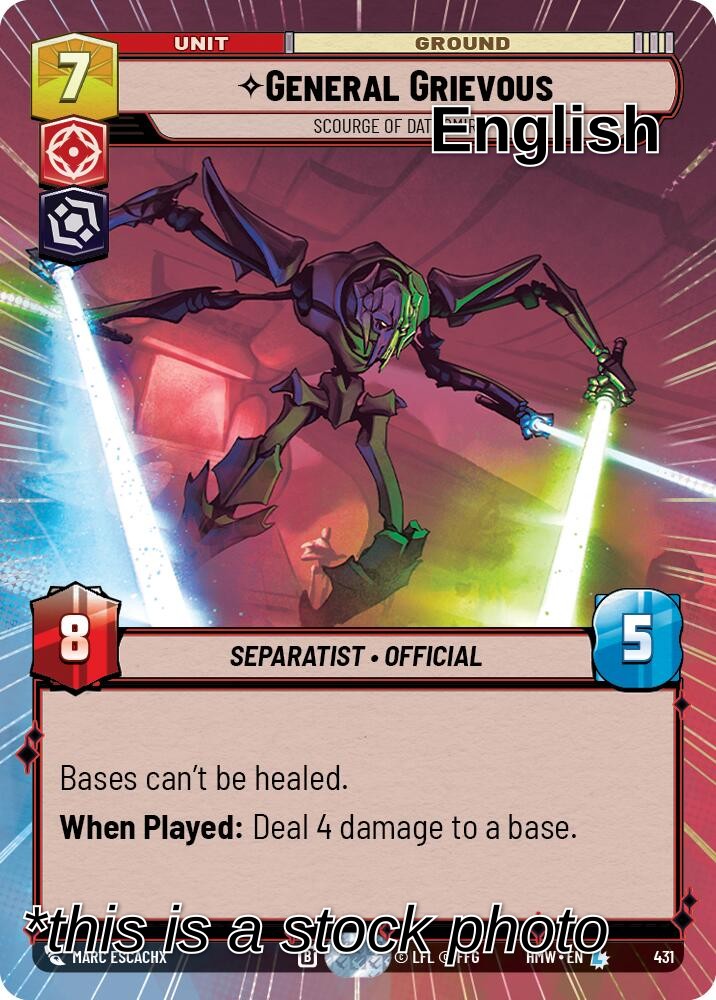 General Grievous - Scourge of Dathomir (Hyperspace)