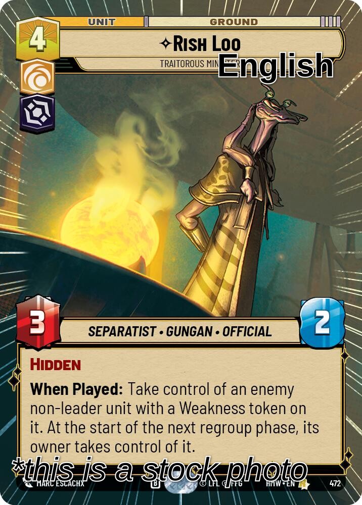 Rish Loo - Traitorous Minister (Hyperspace)