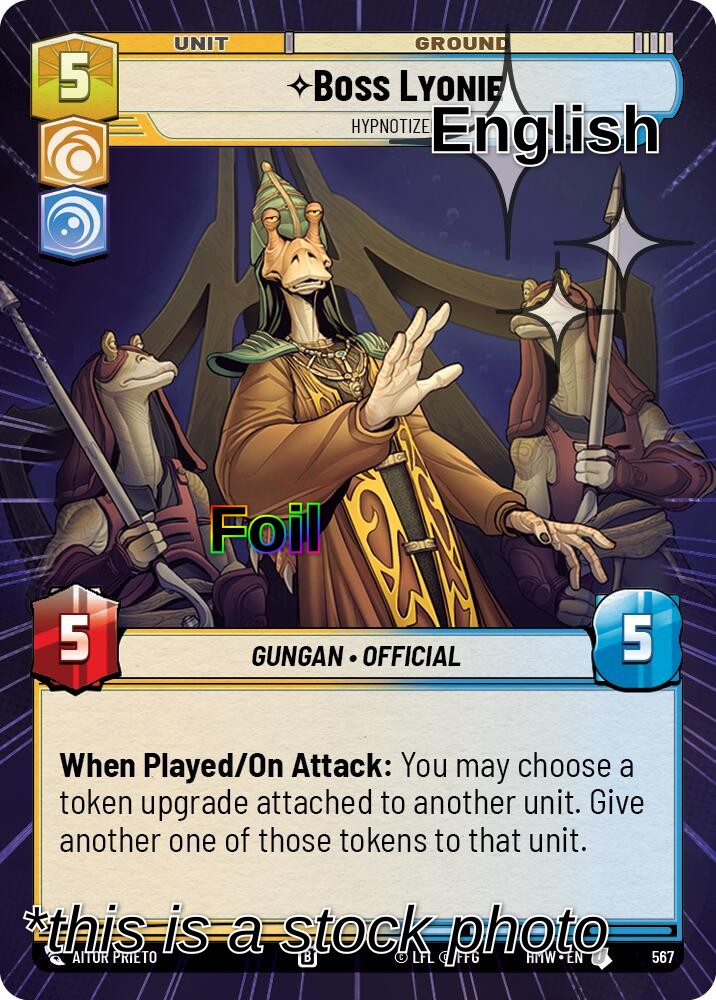 Boss Lyonie - Hypnotized (Hyperspace Foil)