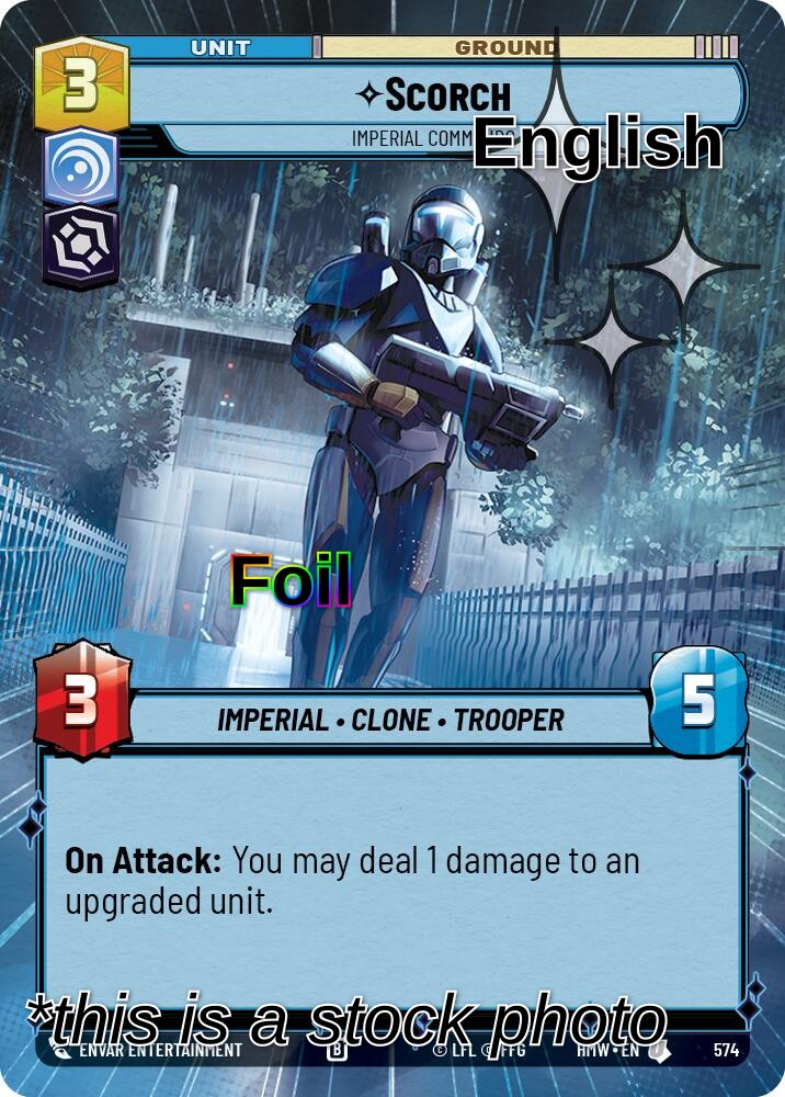 Scorch - Imperial Commando (Hyperspace Foil)