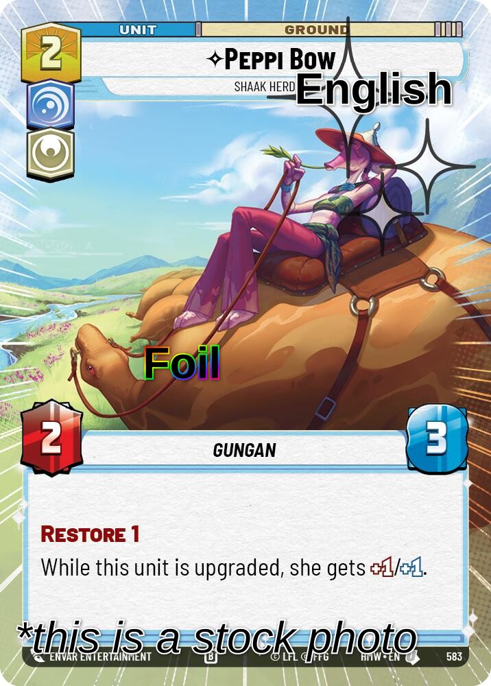 Peppi Bow - Shaak Herder (Hyperspace Foil)