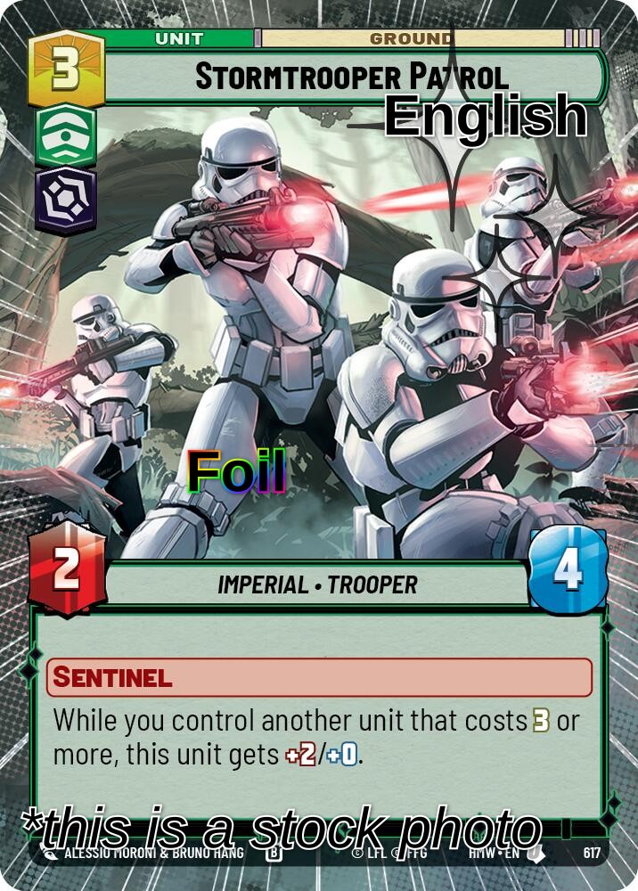 Stormtrooper Patrol (Hyperspace Foil)