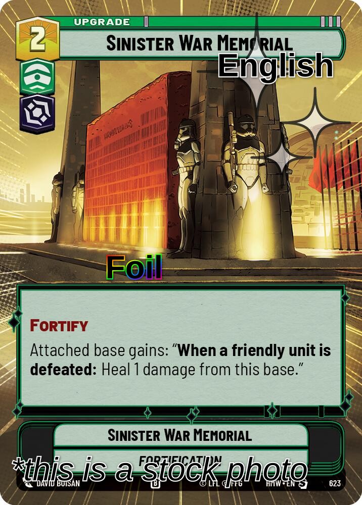 Sinister War Memorial (Hyperspace Foil)