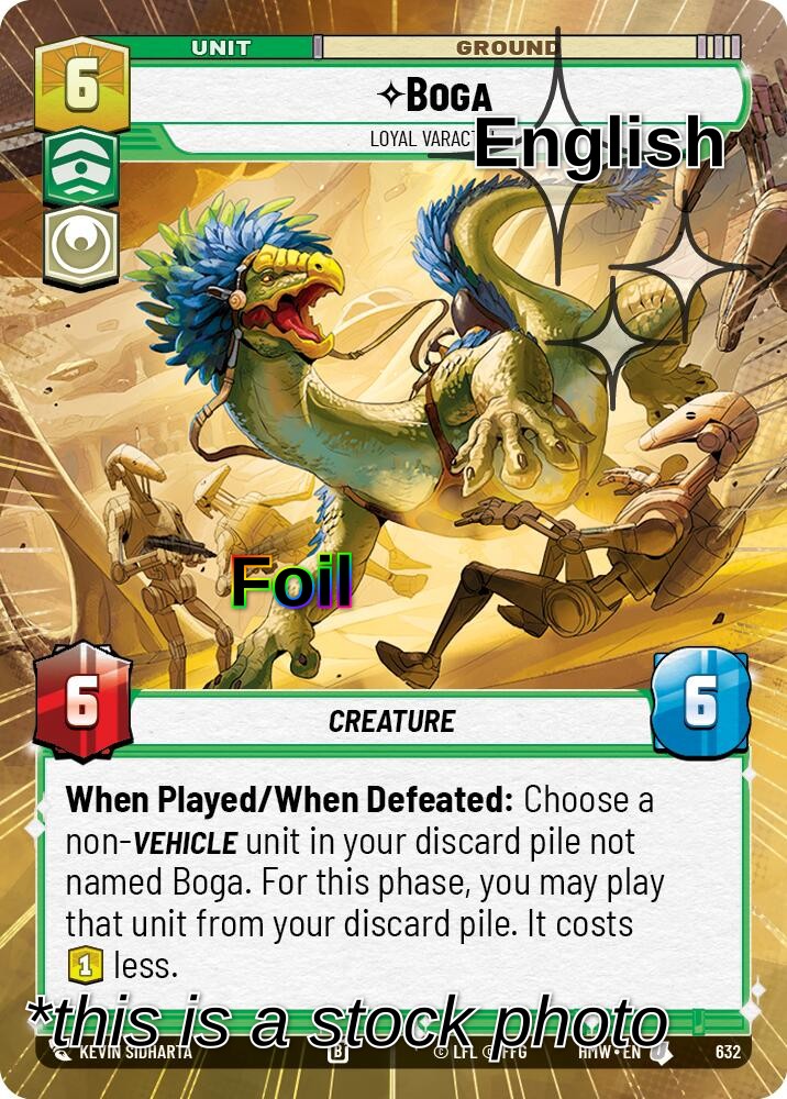 Boga - Loyal Varactyl (Hyperspace Foil)