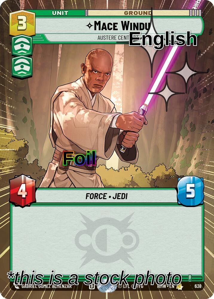 Mace Windu - Austere Centrist (Hyperspace Foil)