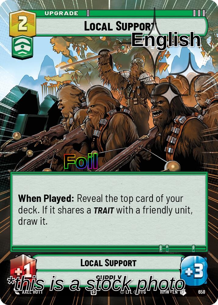 Local Support (Hyperspace Foil)