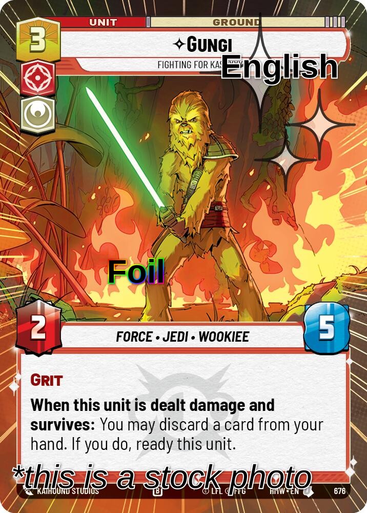 Gungi - Fighting for Kashyyyk (Hyperspace Foil)