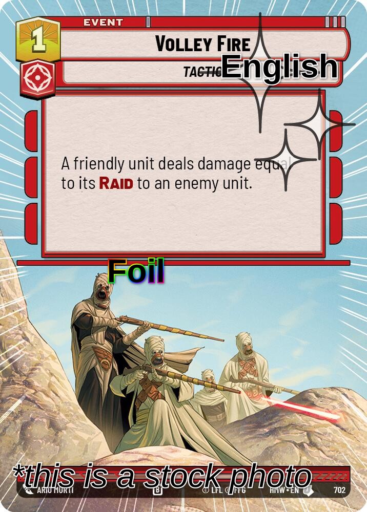 Volley Fire (Hyperspace Foil)
