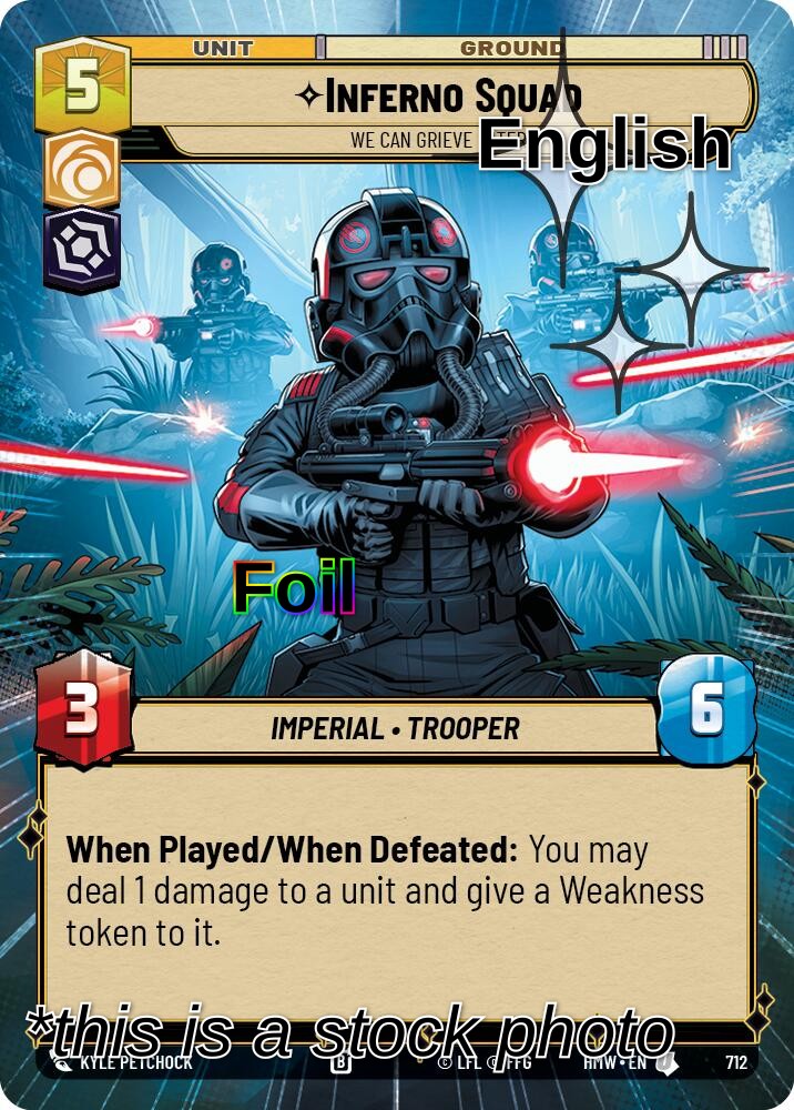 Inferno Squad - We Can Grieve Later (Hyperspace Foil)