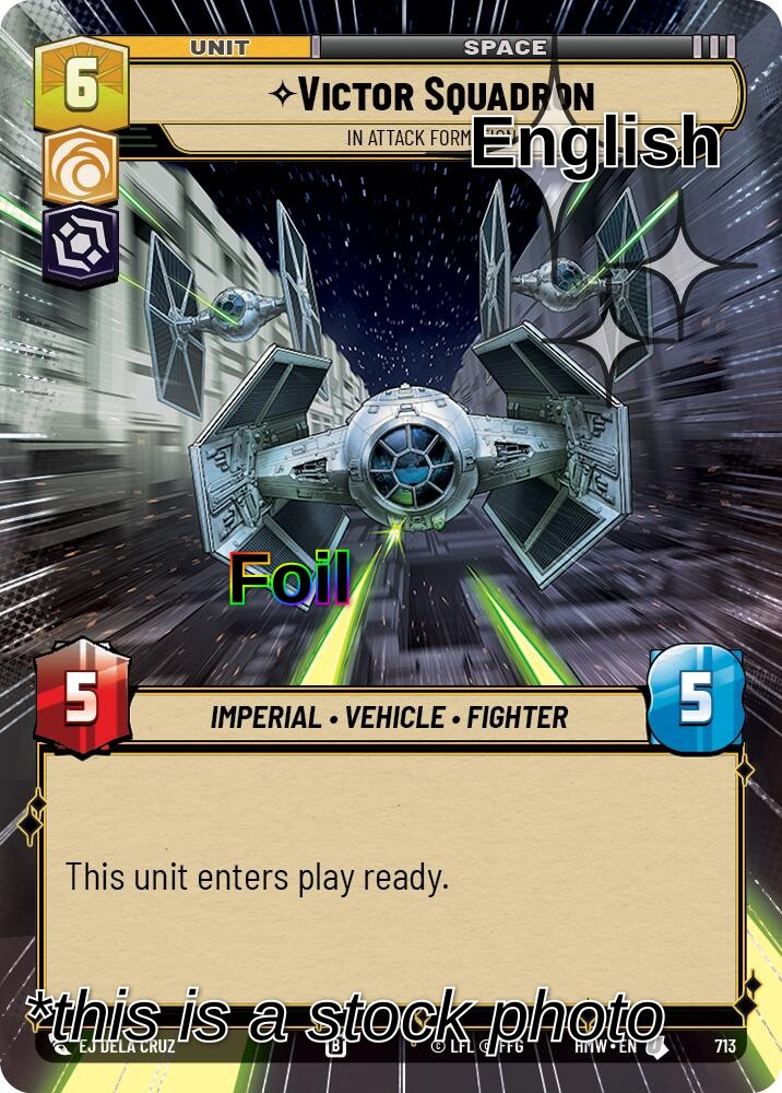Victor Squadron - In Attack Formation (Hyperspace Foil)