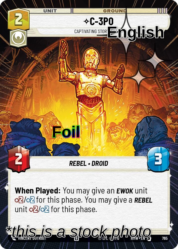 C-3PO - Captivating Storyteller (Hyperspace Foil)