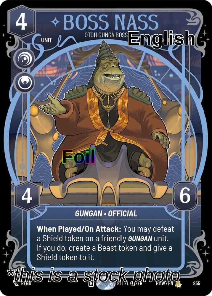 Boss Nass - Otoh Gunga Boss (Prestige Foil)