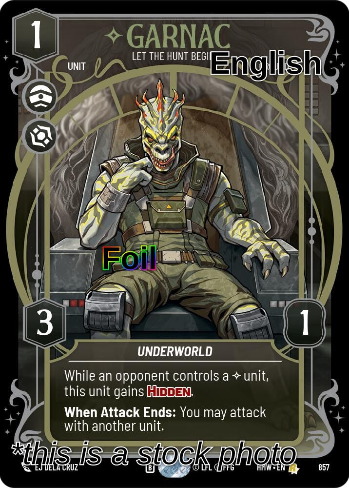Garnac - Let the Hunt Begin! (Prestige Foil)