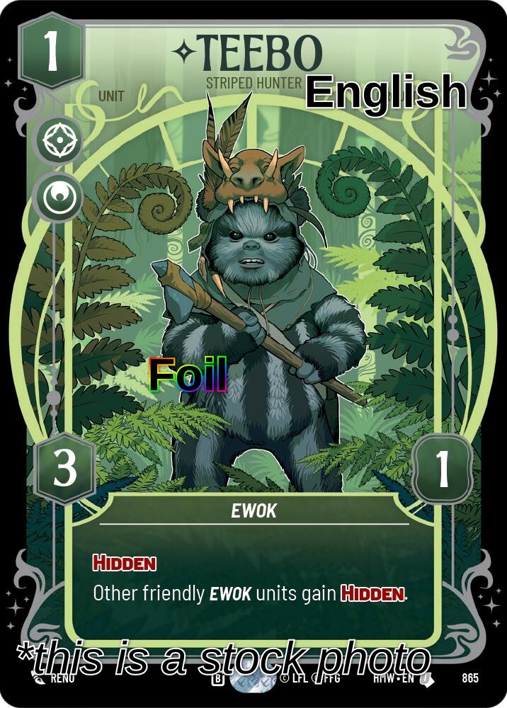 Teebo - Striped Hunter (Prestige Foil)