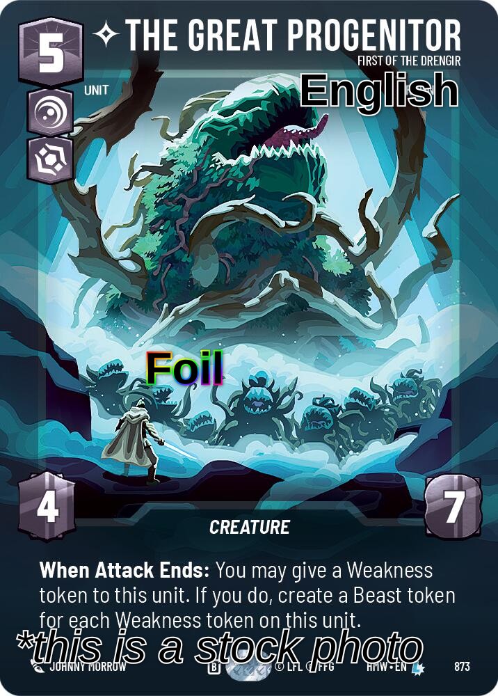 The Great Progenitor - First of the Drengir (Prestige Foil)