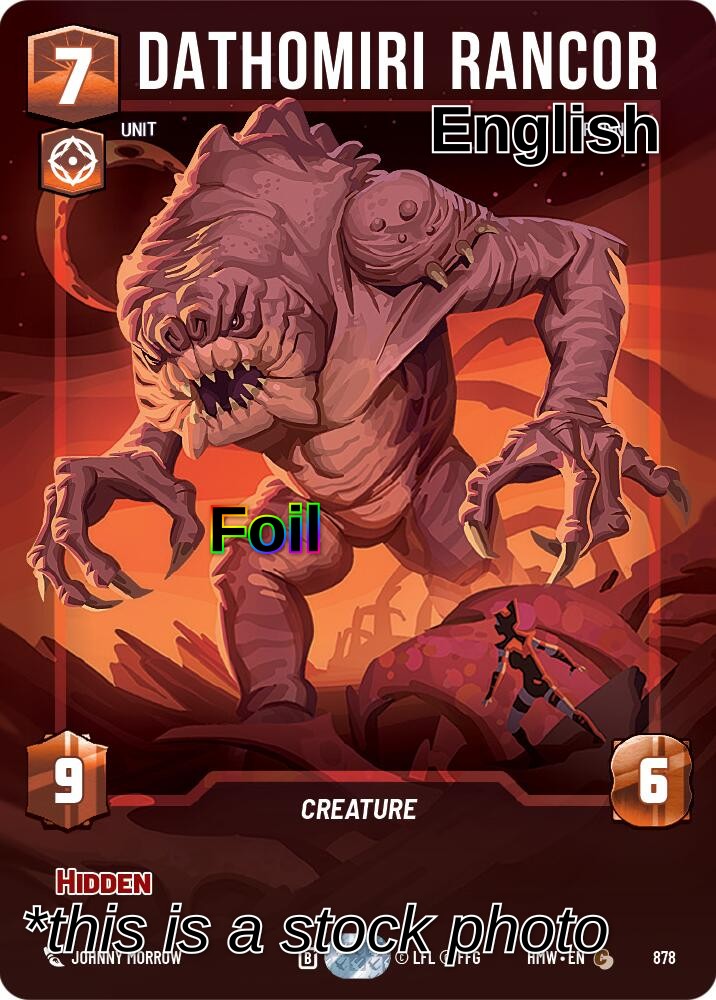 Dathomiri Rancor (Prestige Foil)