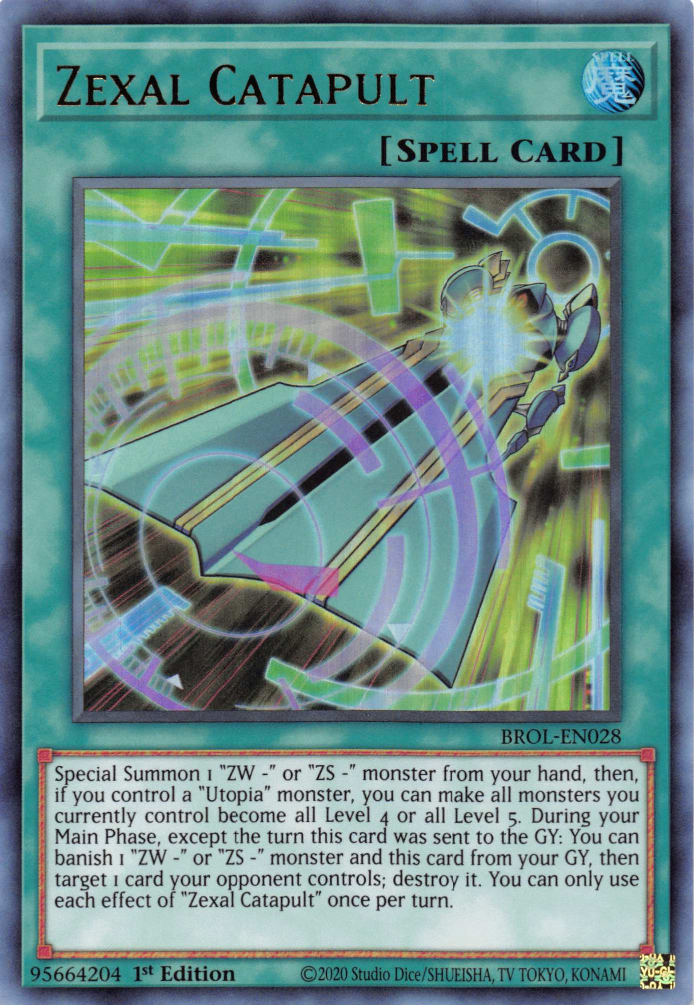 Zexal Catapult [BROL-EN028] Ultra Rare