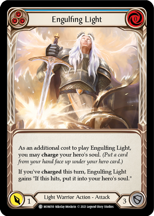 Engulfing Light (Blue) [MON050] (Monarch)  1st Edition Normal