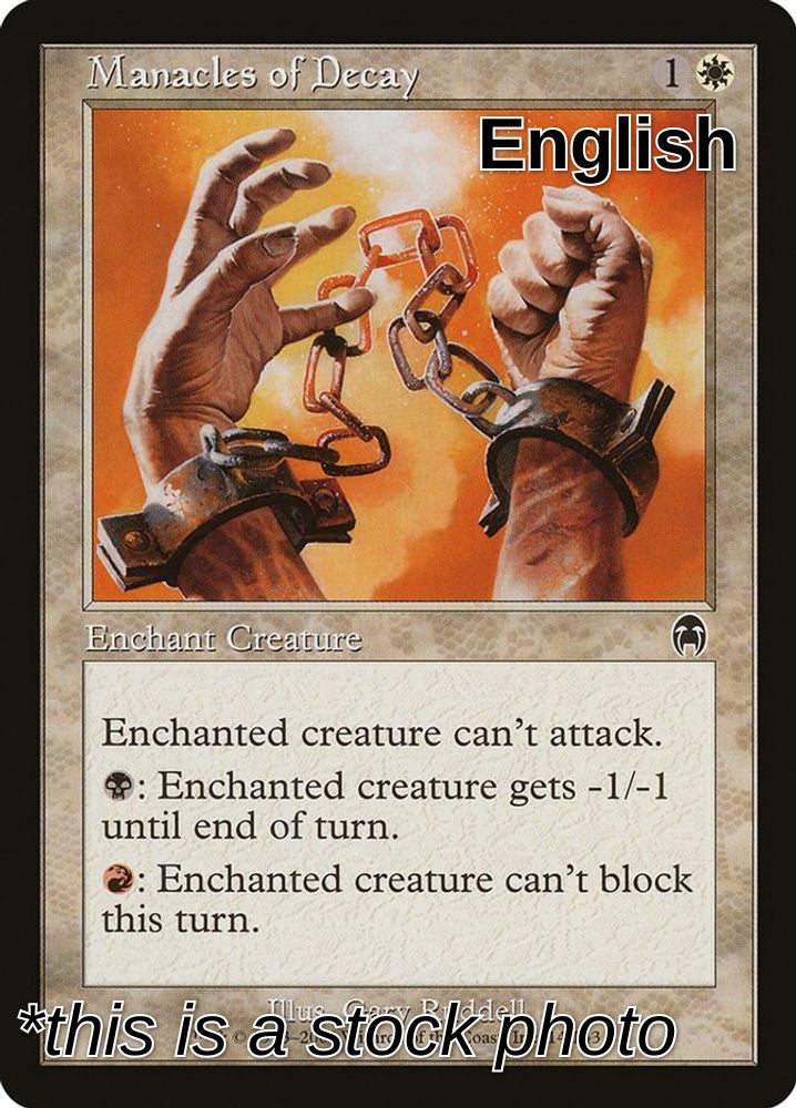 Manacles of Decay