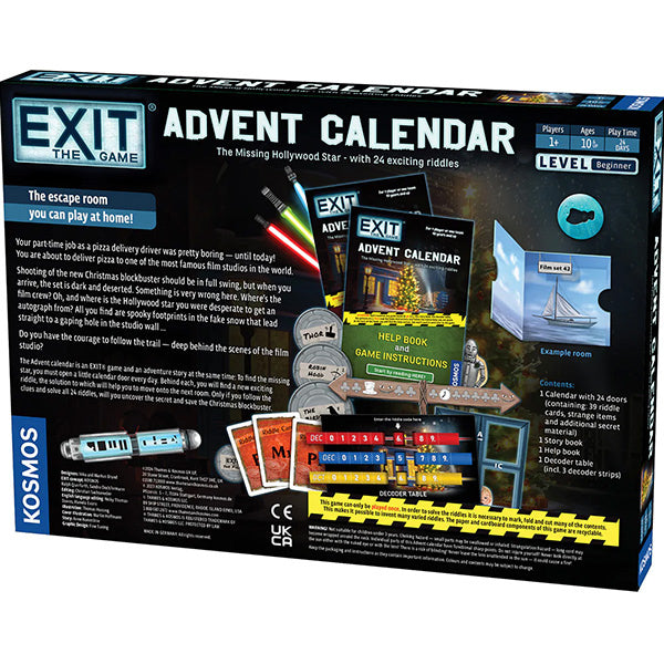 EXIT: Advent Calendar- The Missing Hollywood Star