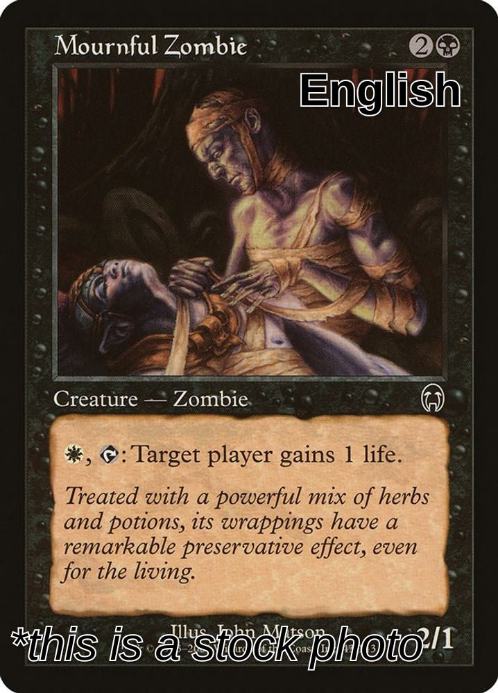 Mournful Zombie