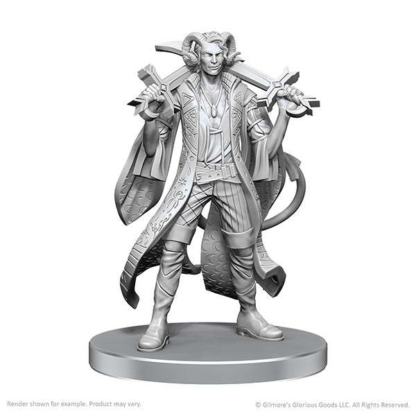 D&D Nolzur's Miniatures: Mollymauk Tealeaf & Caduceus Clay - Wave 26
