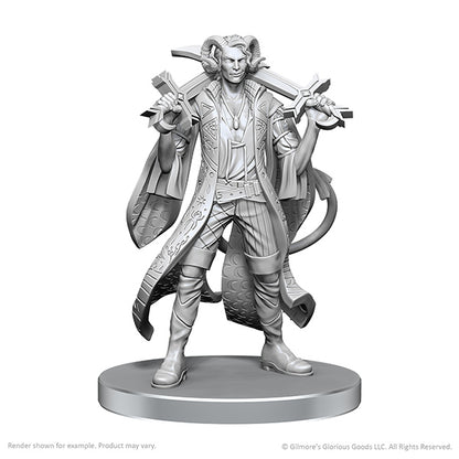D&D Nolzur's Miniatures: Mollymauk Tealeaf & Caduceus Clay - Wave 26
