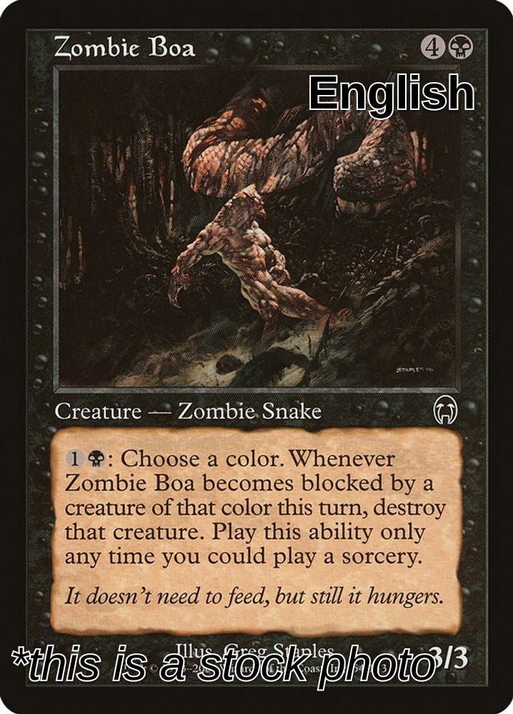 Zombie Boa