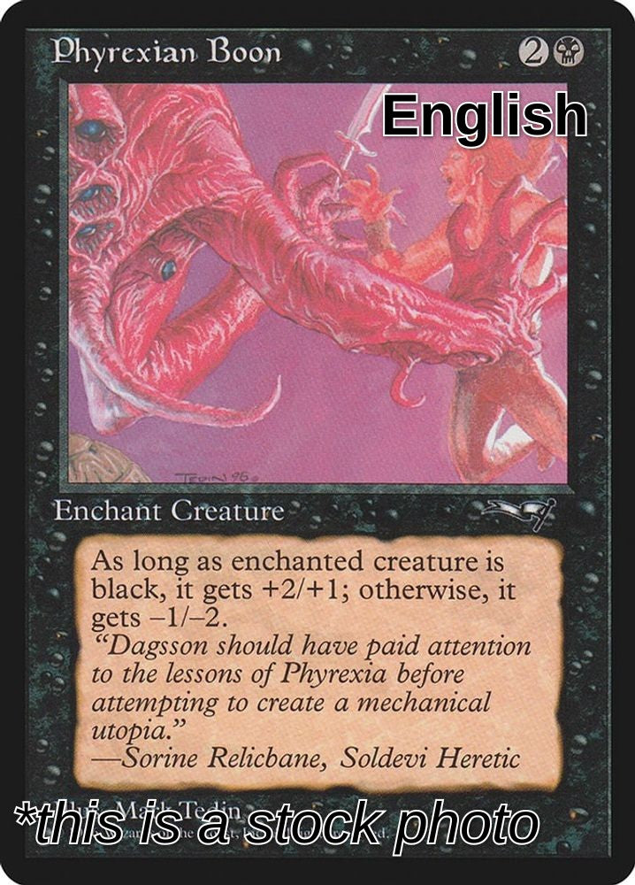 Phyrexian Boon (Man Held Aloft)