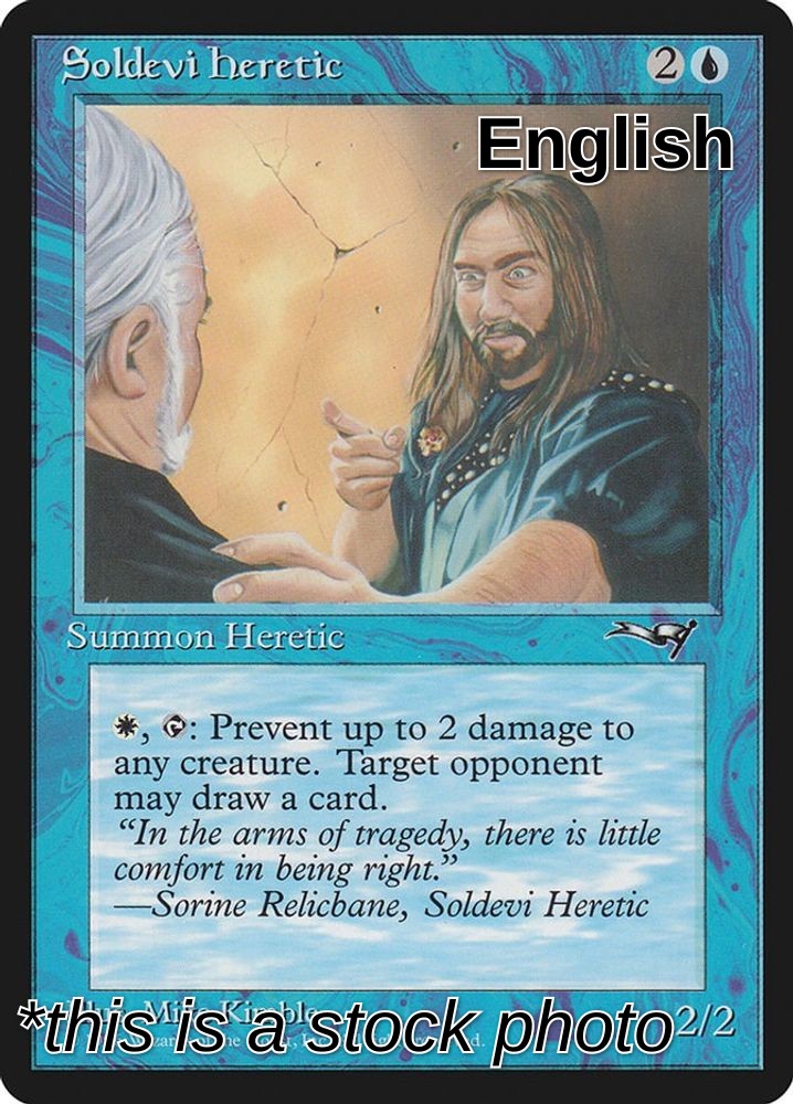 Soldevi Heretic (Blue Robe)